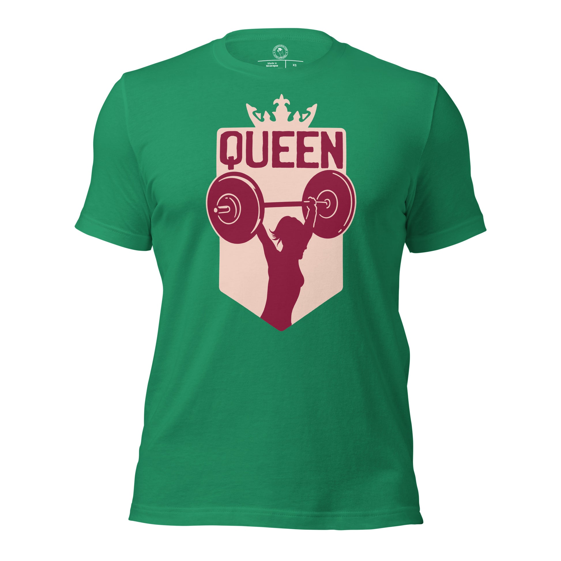 Gym Queen Shirt in Kelly Green