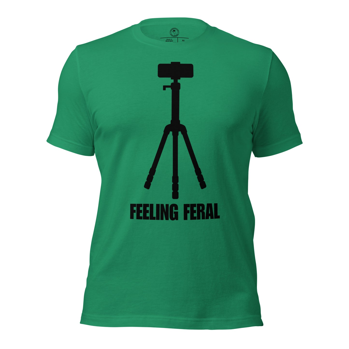 Feeling Feral Gym Shirt in Kelly Green