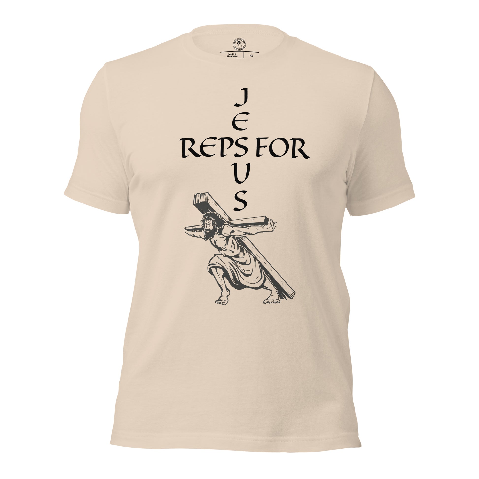 Reps for Jesus Shirt in Soft Cream