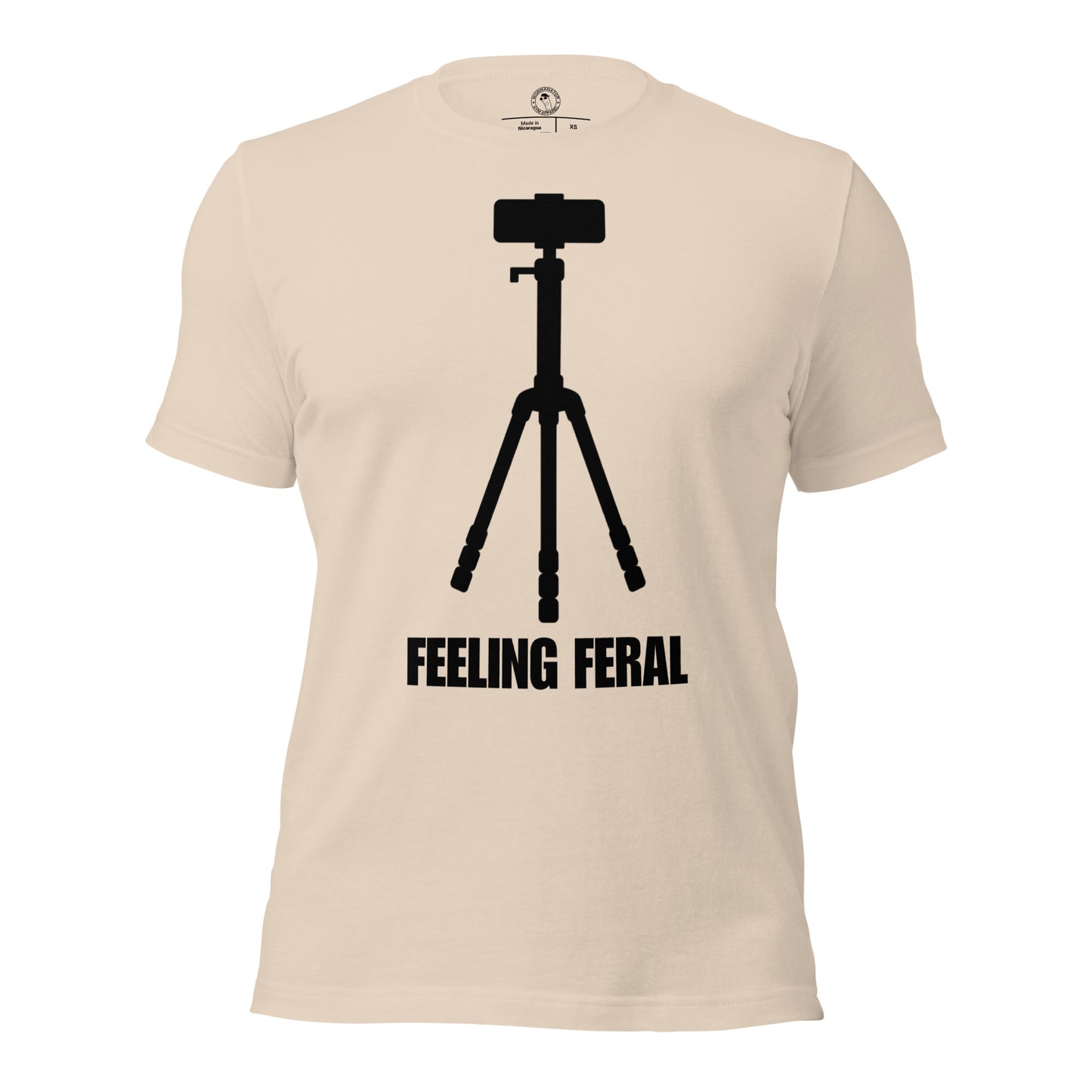 Feeling Feral Gym Shirt in Soft Cream
