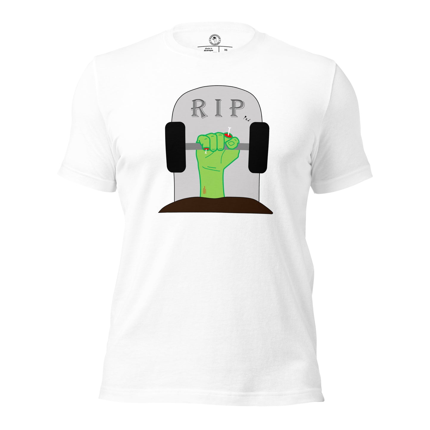 Ripped Zombie Shirt in White