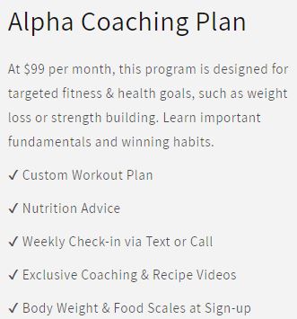 Online Fitness & Nutrition Coaching - Chris Worman - Alpha Plan