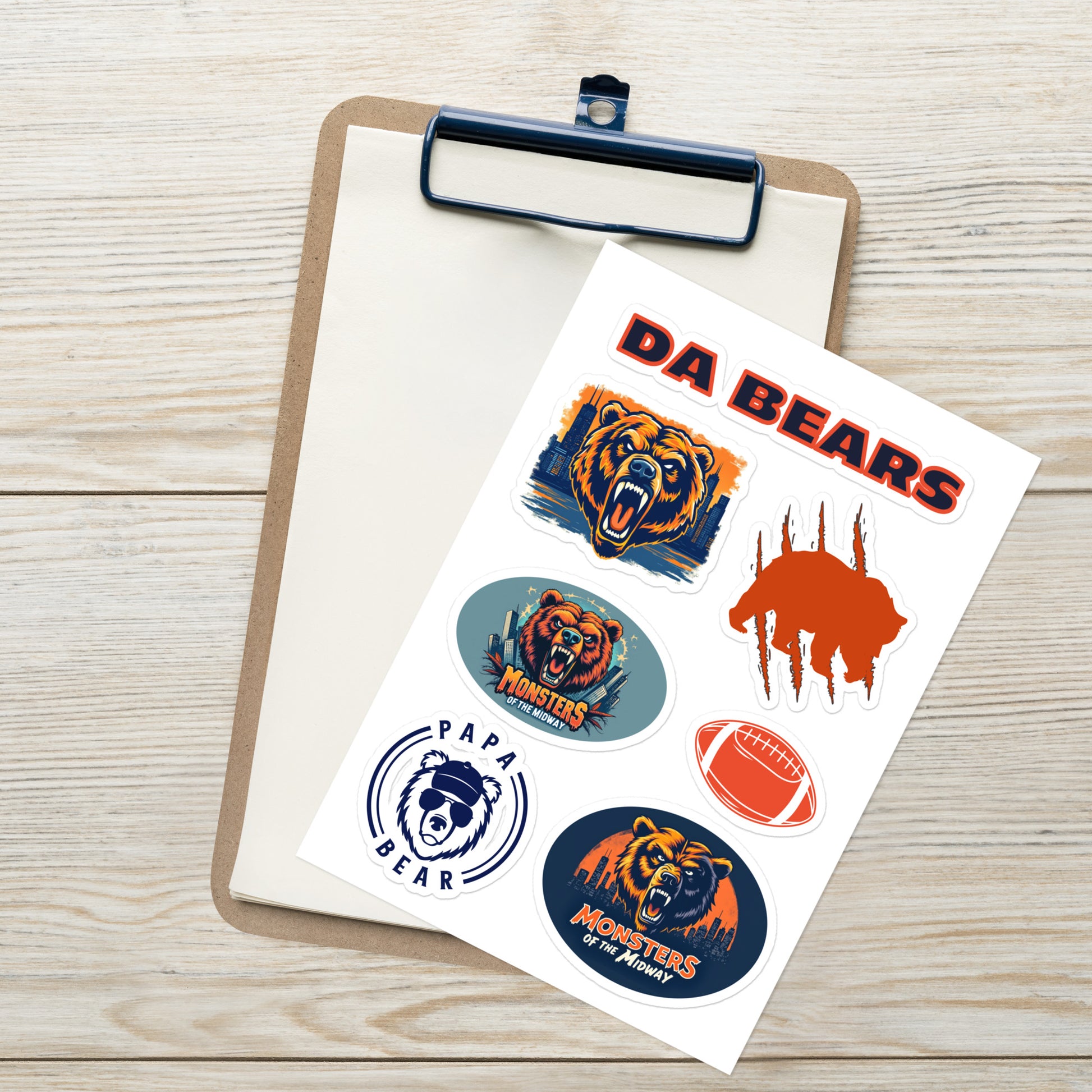 Chicago Bears Stickers - Monsters of the Midway
