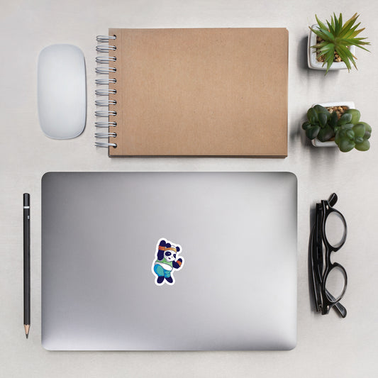 Panda gym sticker - small