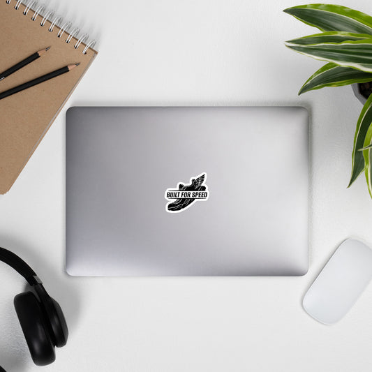 Built for speed running sticker - small
