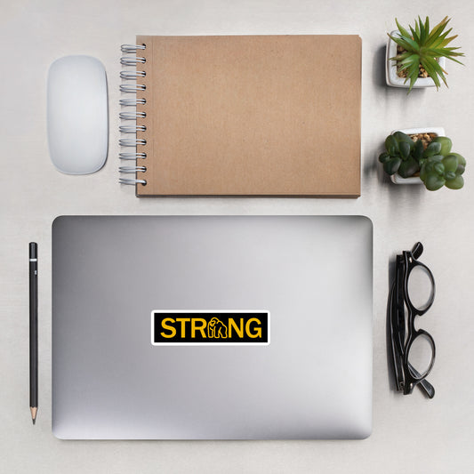 Ape strong gym sticker - large