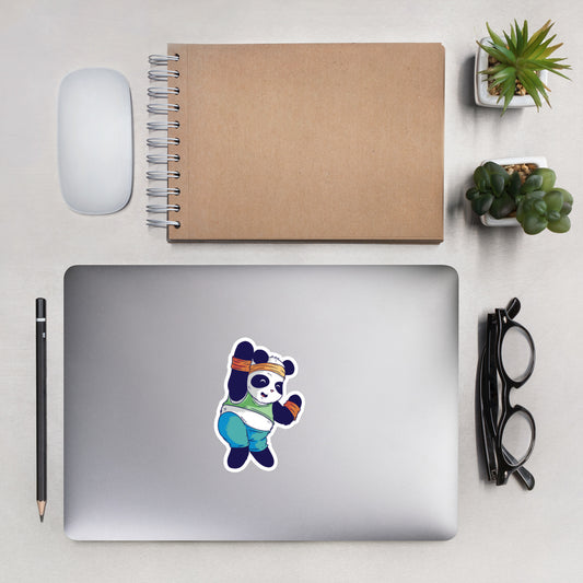 Panda gym sticker - large