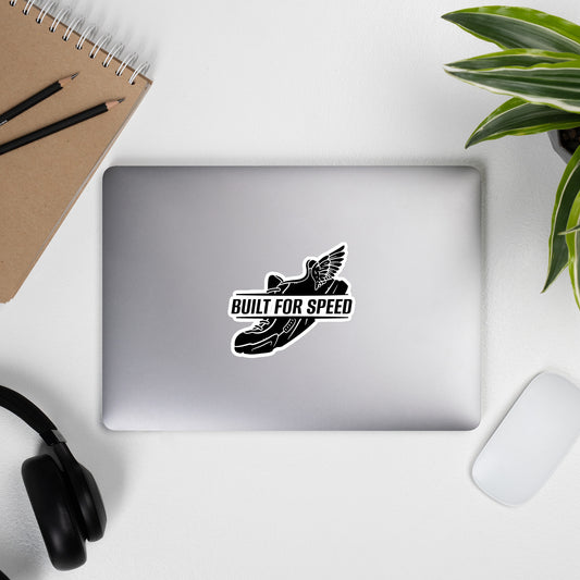 Built for speed running sticker - large