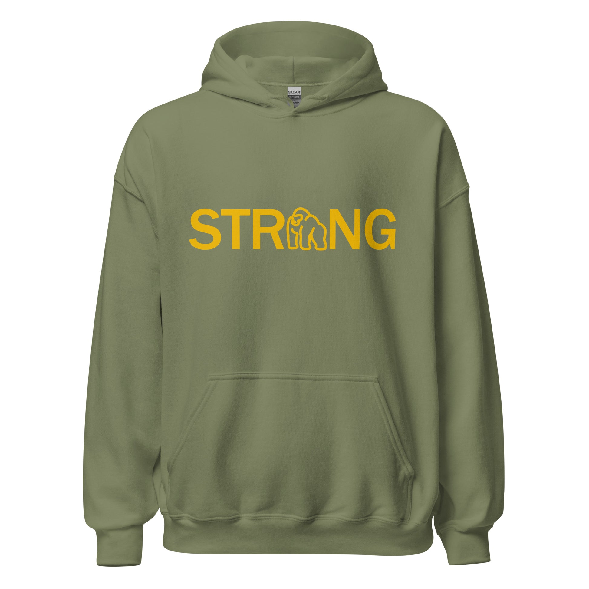 Ape Strong Hoodie in Military Green