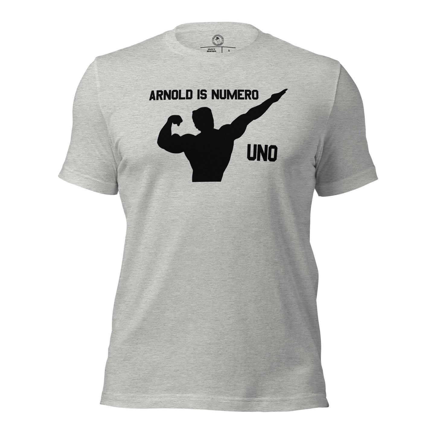 Arnold is Numero Uno Shirt Schwarzenegger Mr. Olympia in Athletic Heather