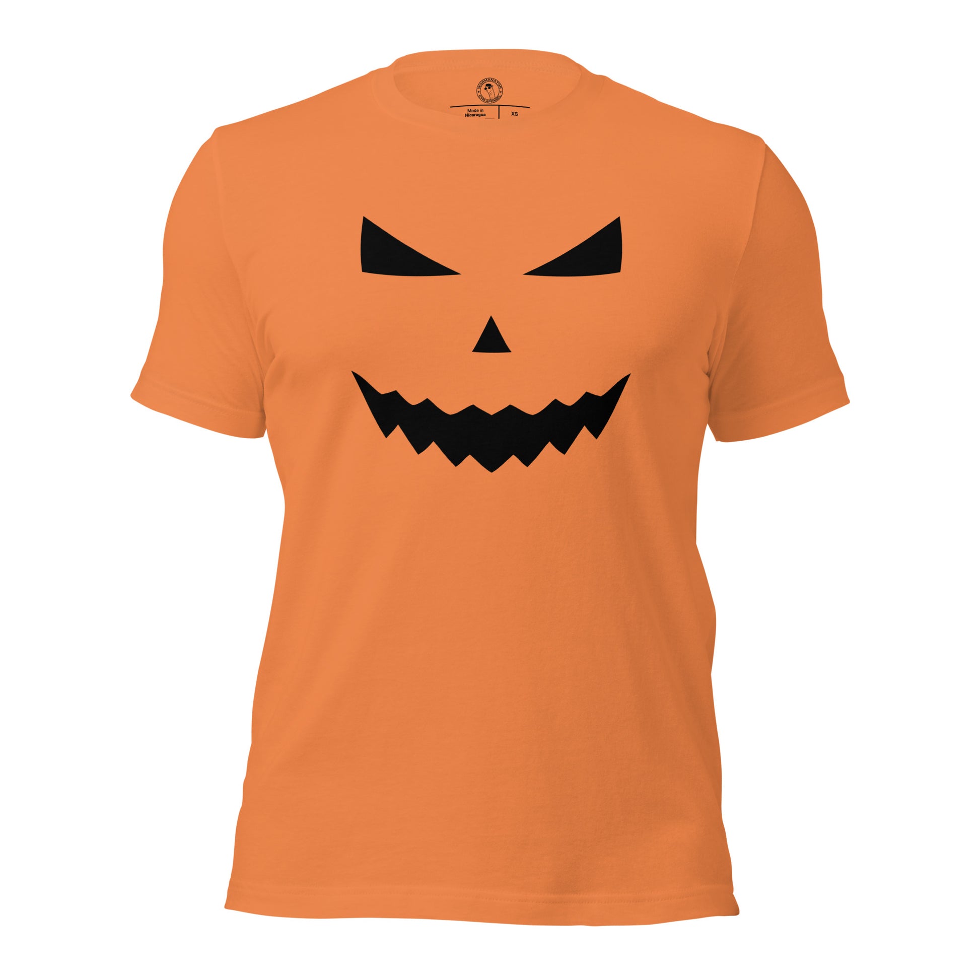 Halloween Pumpkin Shirt in Burnt Orange