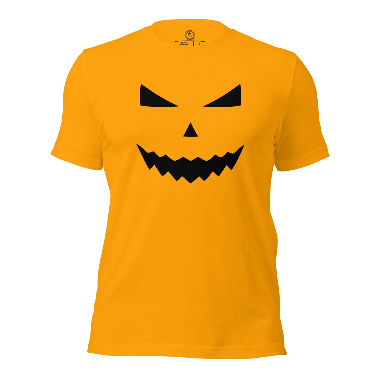 Halloween Pumpkin Shirt in Gold