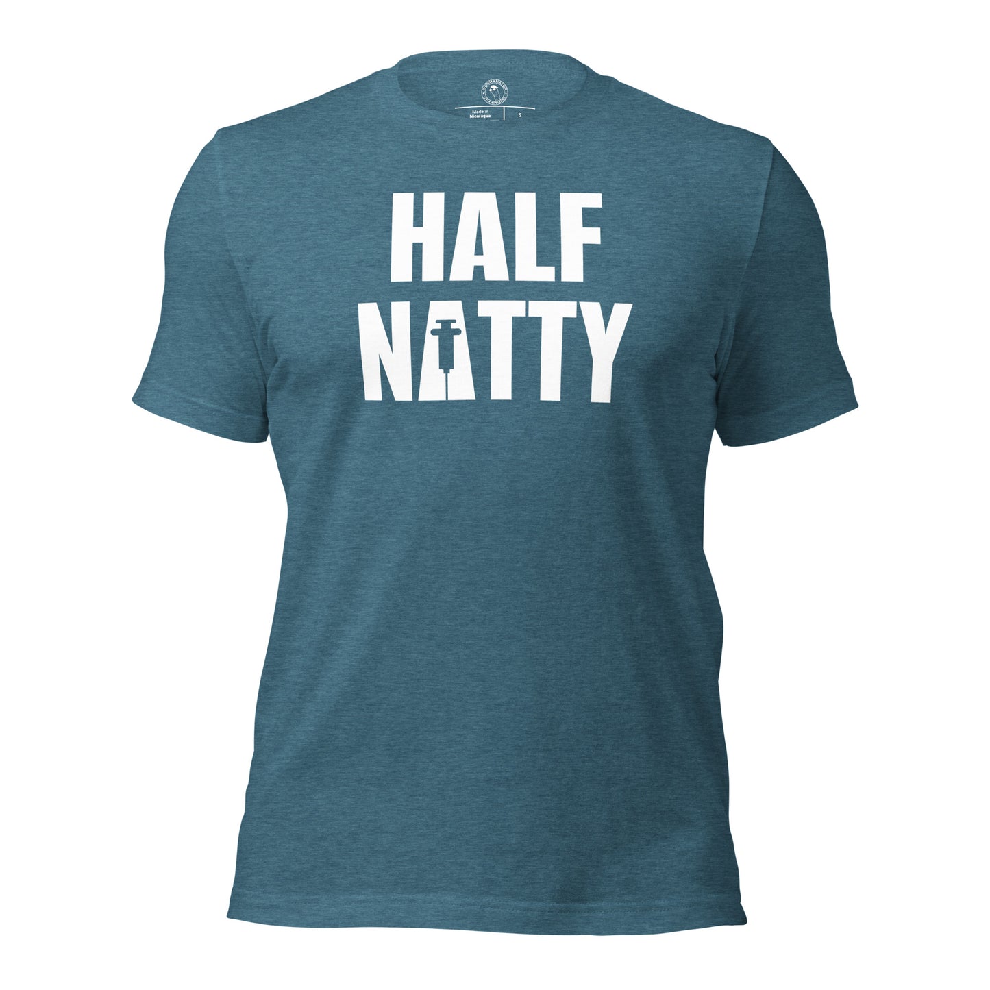 Half Natty T-Shirt in Heather Deep Teal