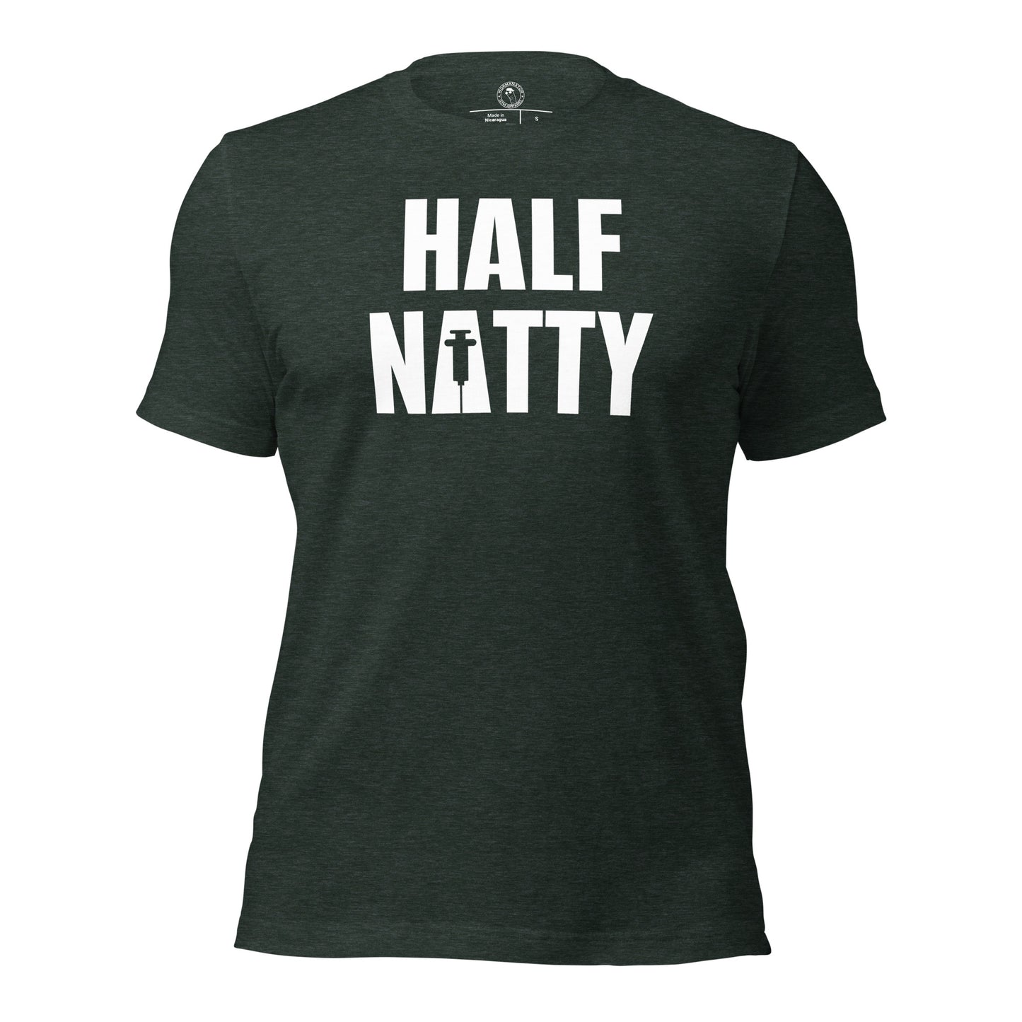 Half Natty T-Shirt in Heather Forest