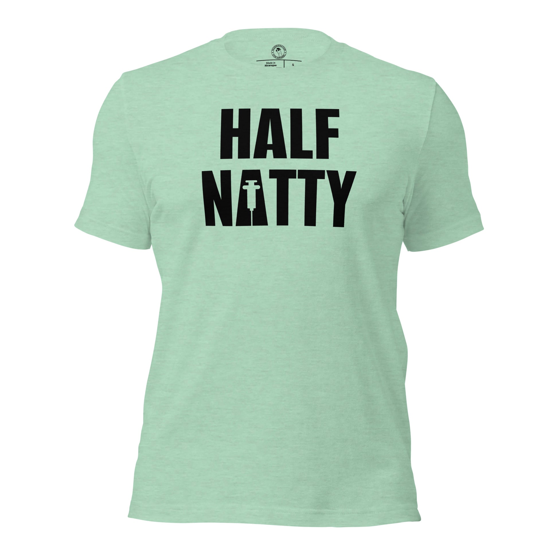 Half Natty T-Shirt in Heather Prism Mint