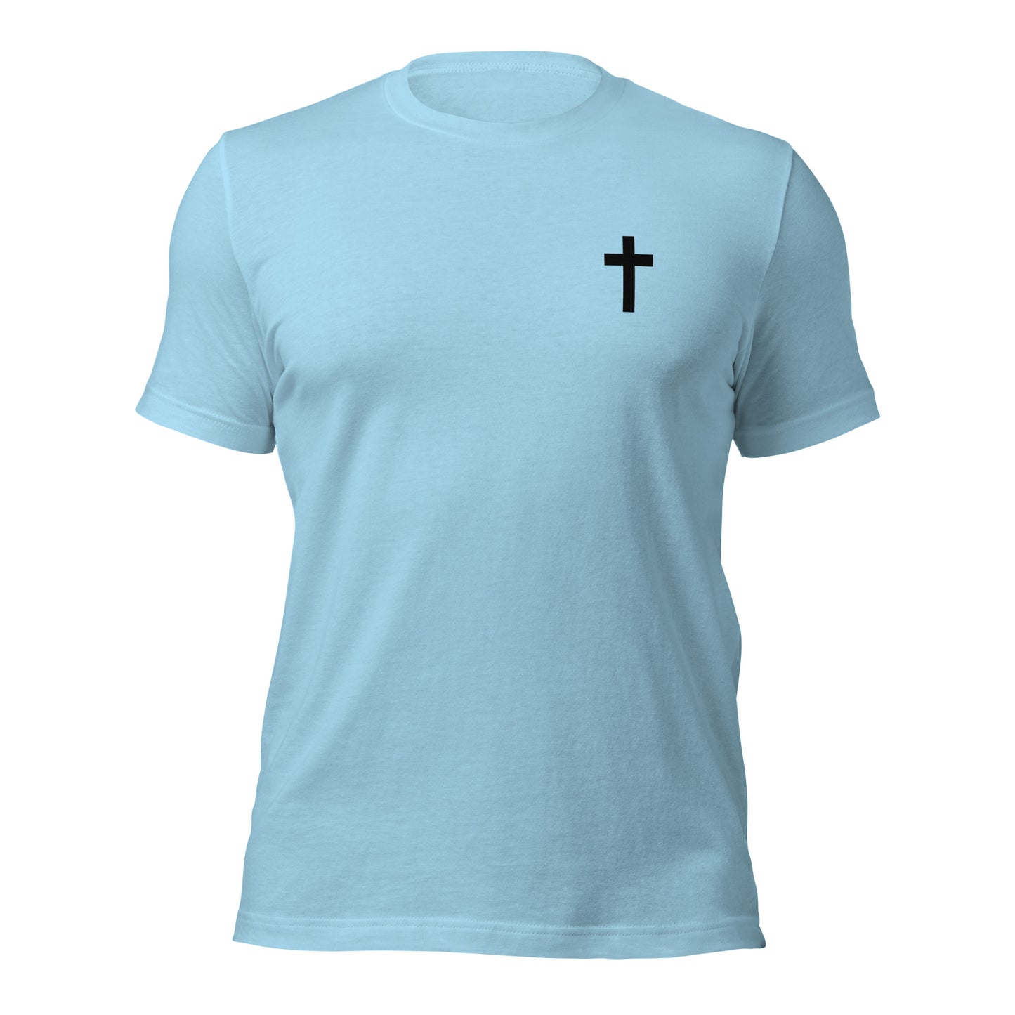 John 3:16 Christian T-Shirt in Ocean Blue