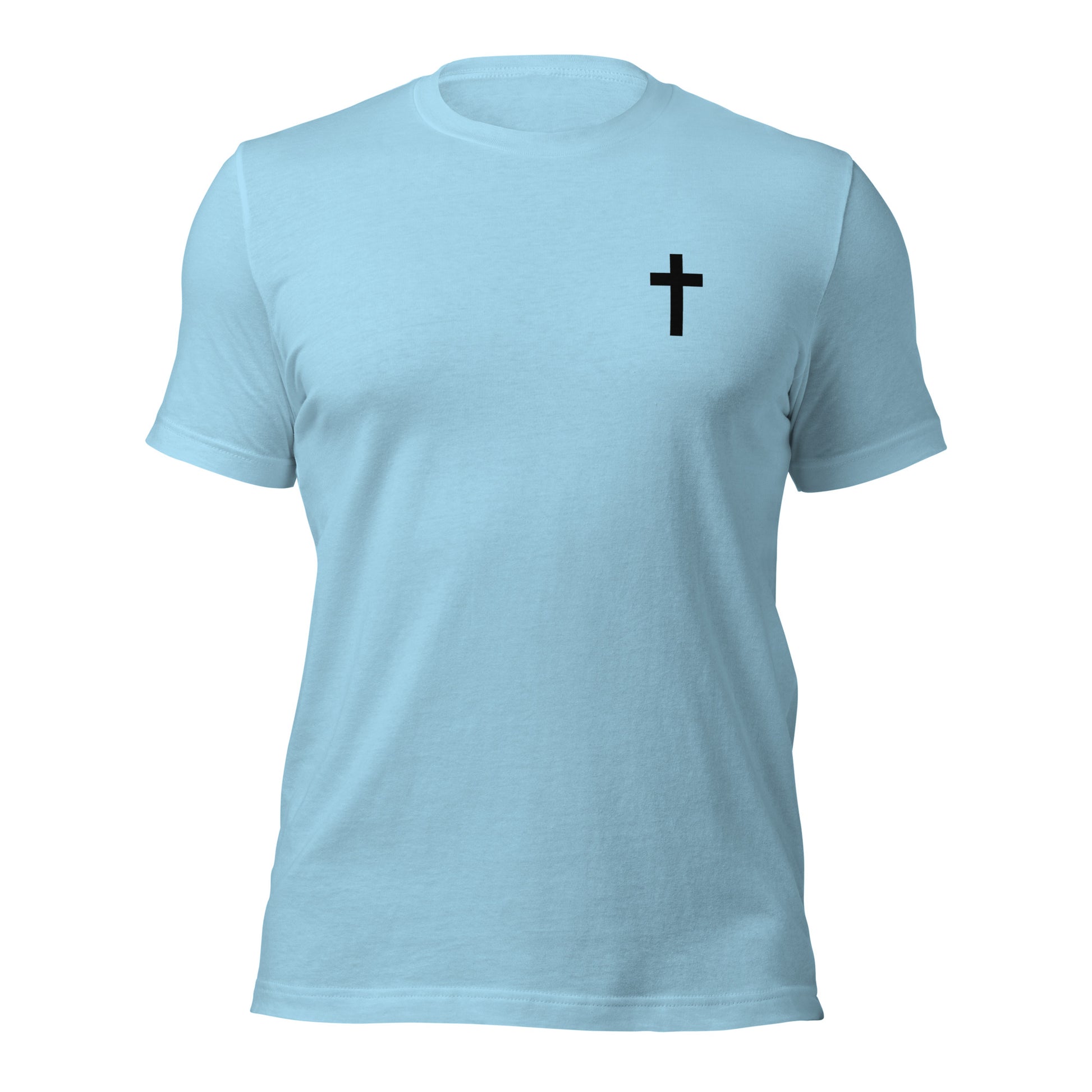 John 3:16 Christian T-Shirt in Ocean Blue