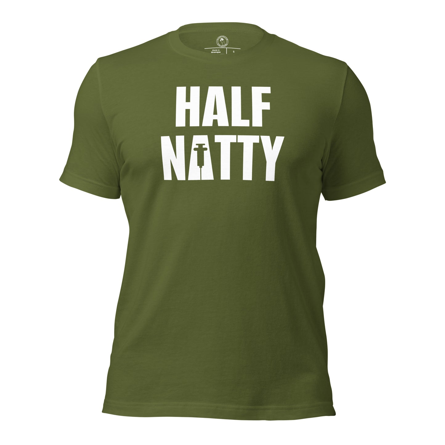 Half Natty T-Shirt in Olive