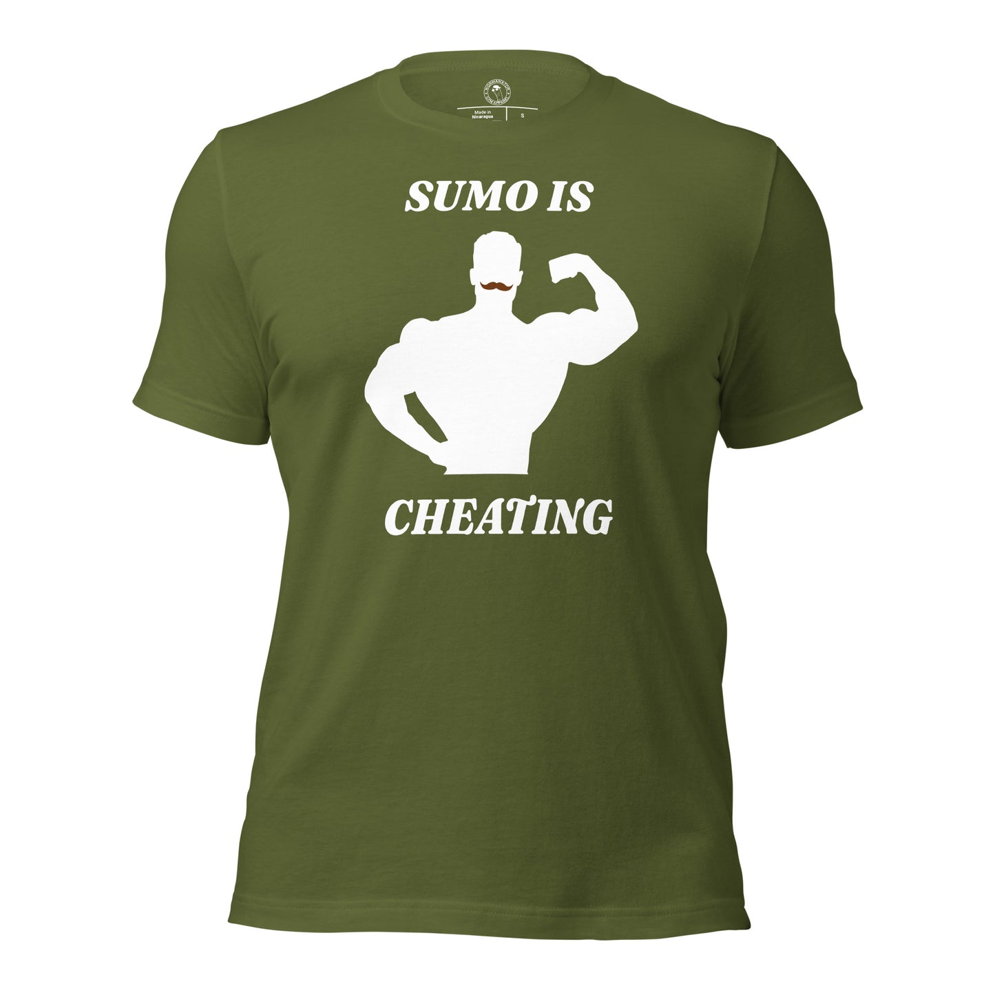 CBum Sumo is Cheating Shirt in Olive