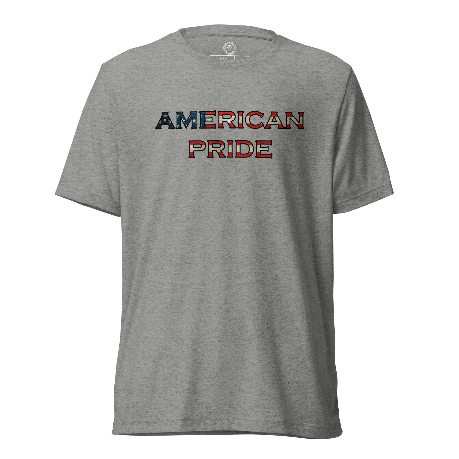 American Pride T-Shirt in Athletic Grey Triblend