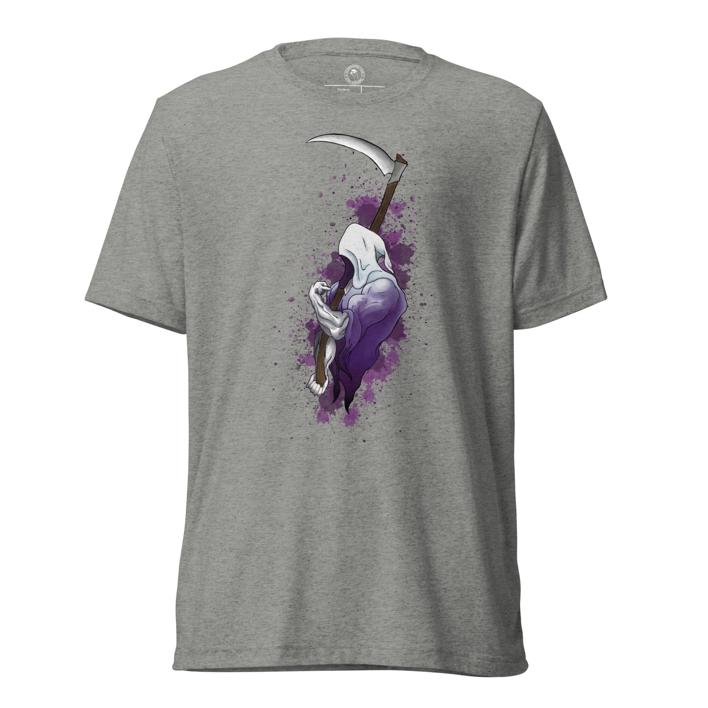 Grip Reaper Shirt in Athletic Grey Triblend