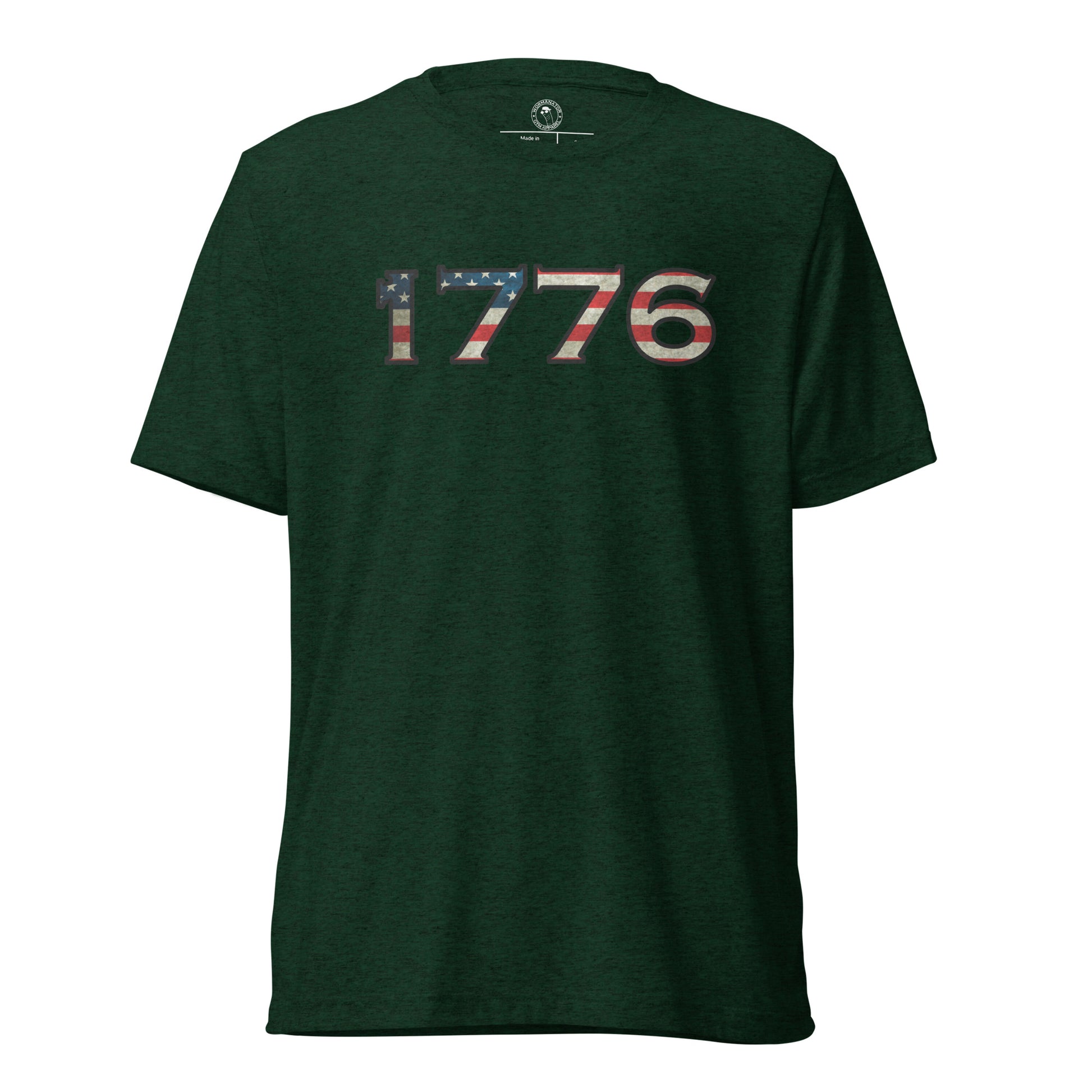 1776 T-Shirt in Emerald Triblend