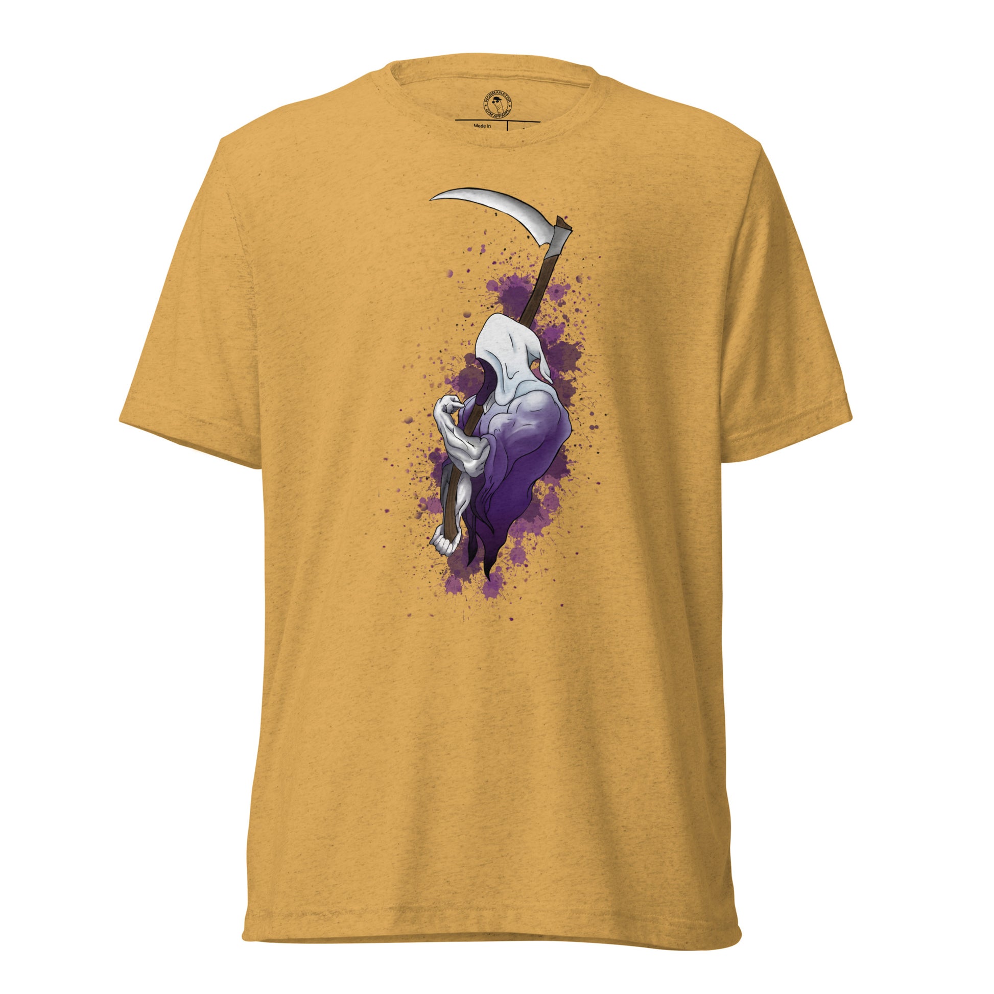 Grip Reaper Shirt in Mustard Triblend
