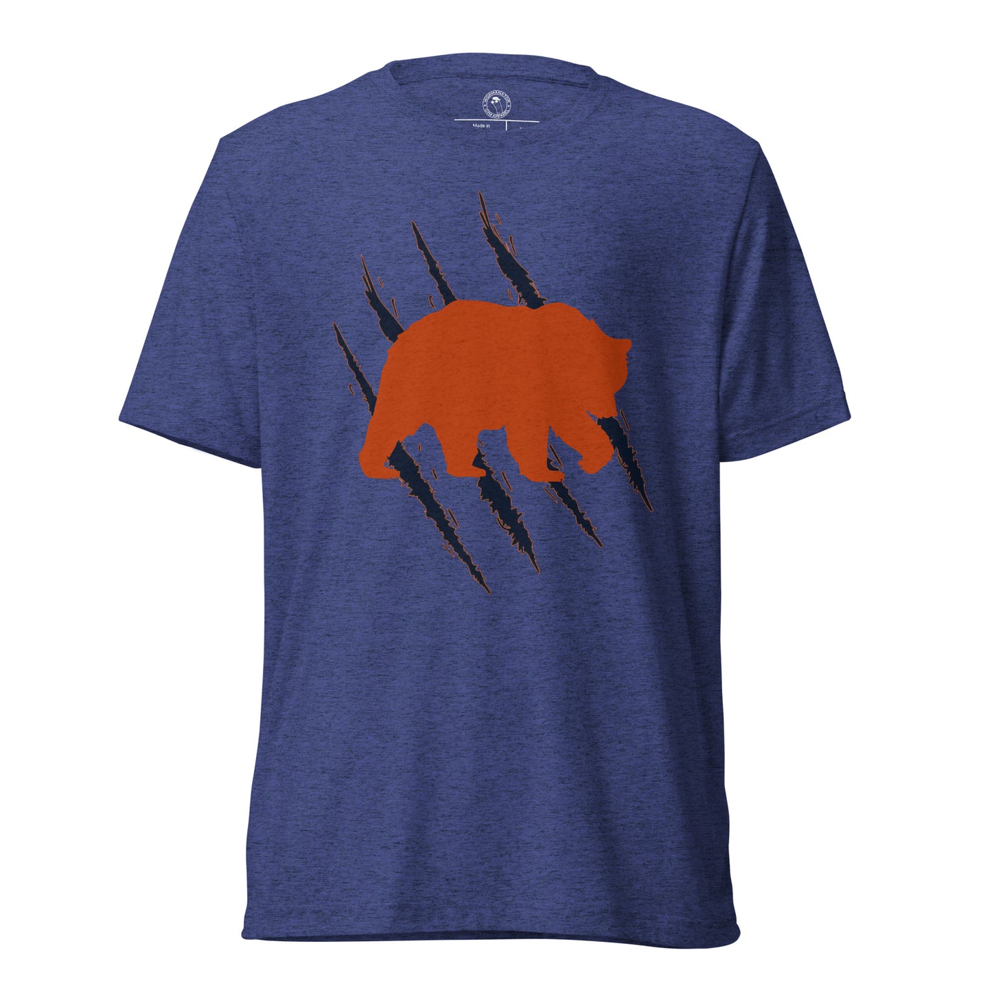 Chicago Bears Claw Shirt in Navy Triblend