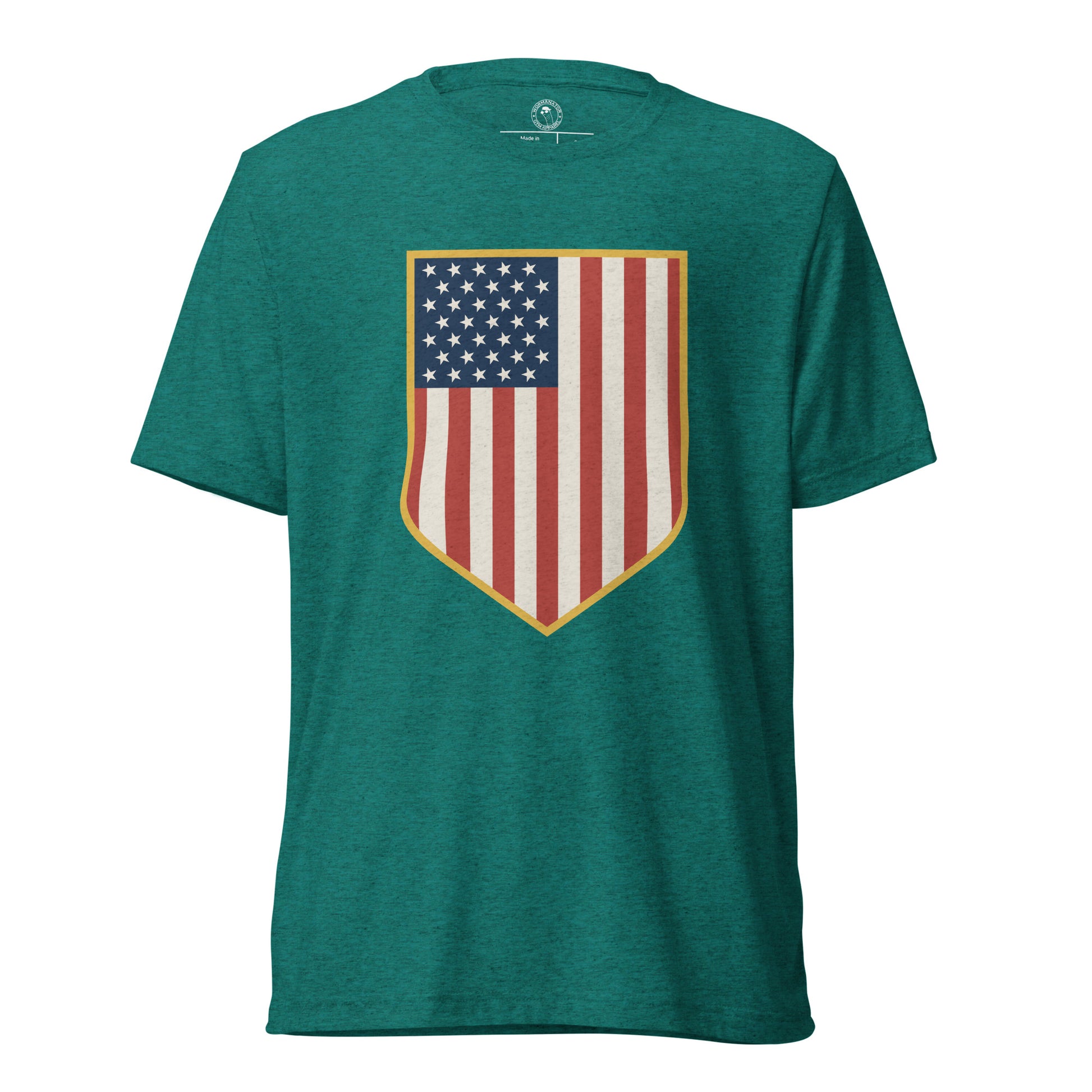 General Patton Shirt in Teal Triblend