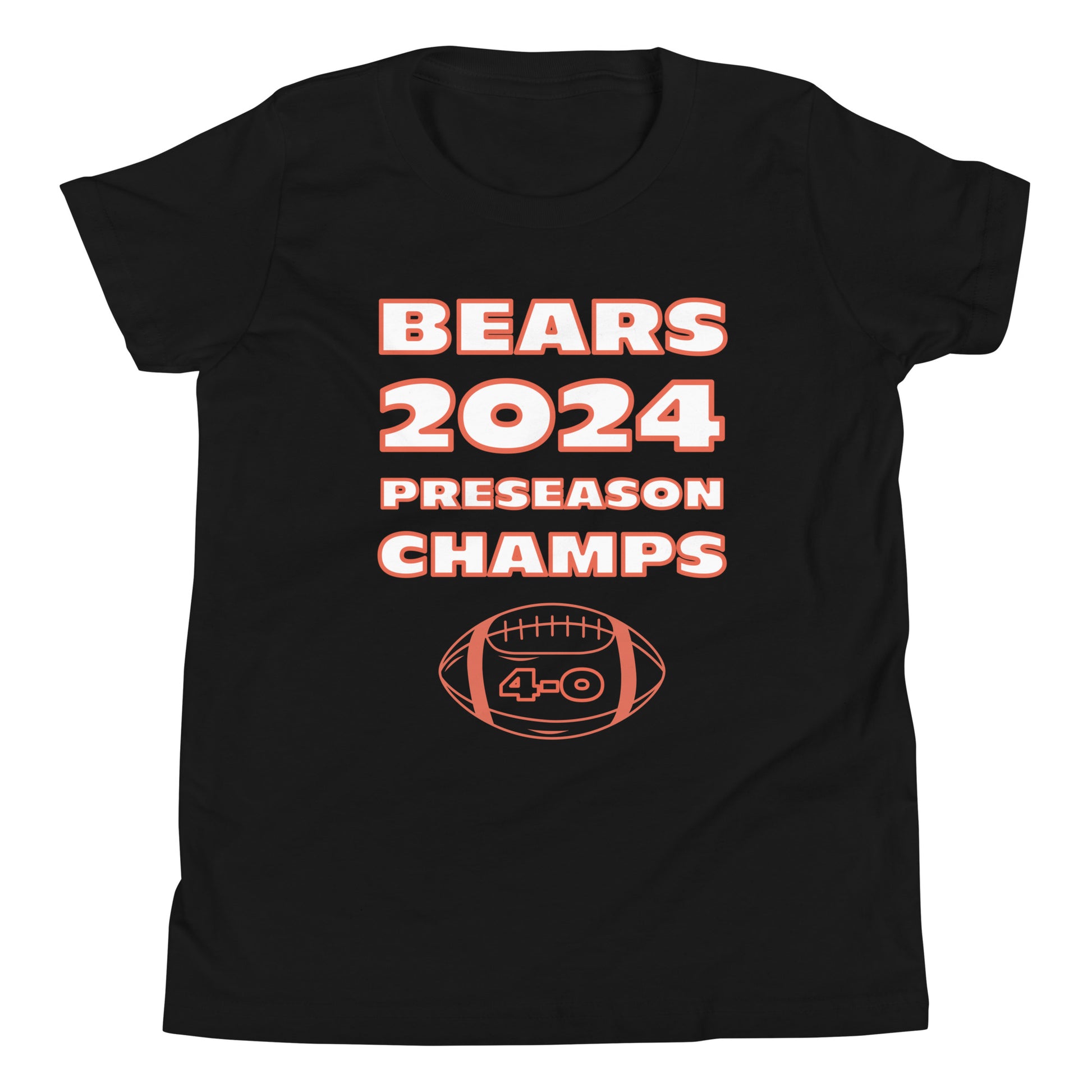 Chicago Bears 2024 Preseason Champs Children's T-Shirt in Black