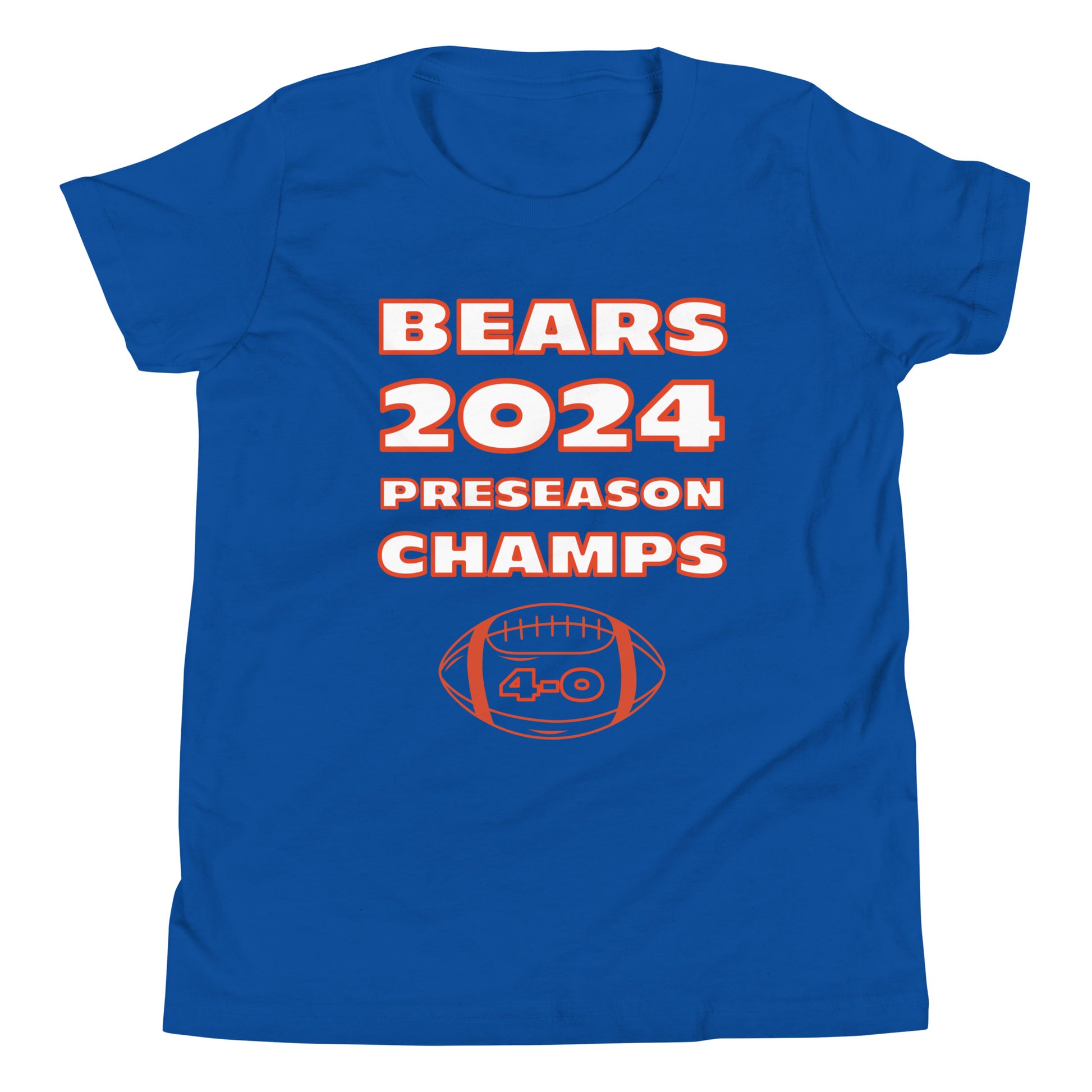 Chicago Bears 2024 Preseason Champs Children's T-Shirt in True Royal