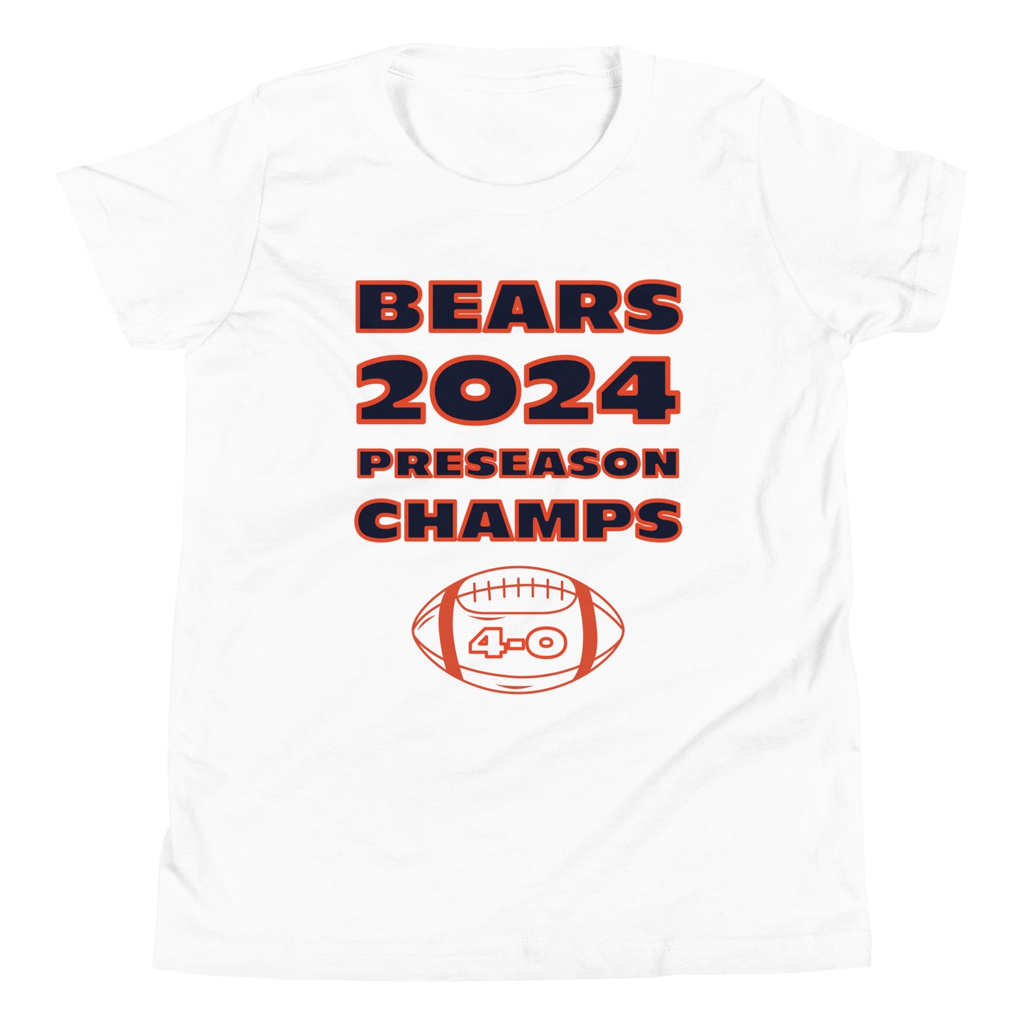 Chicago Bears 2024 Preseason Champs Children's T-Shirt in White