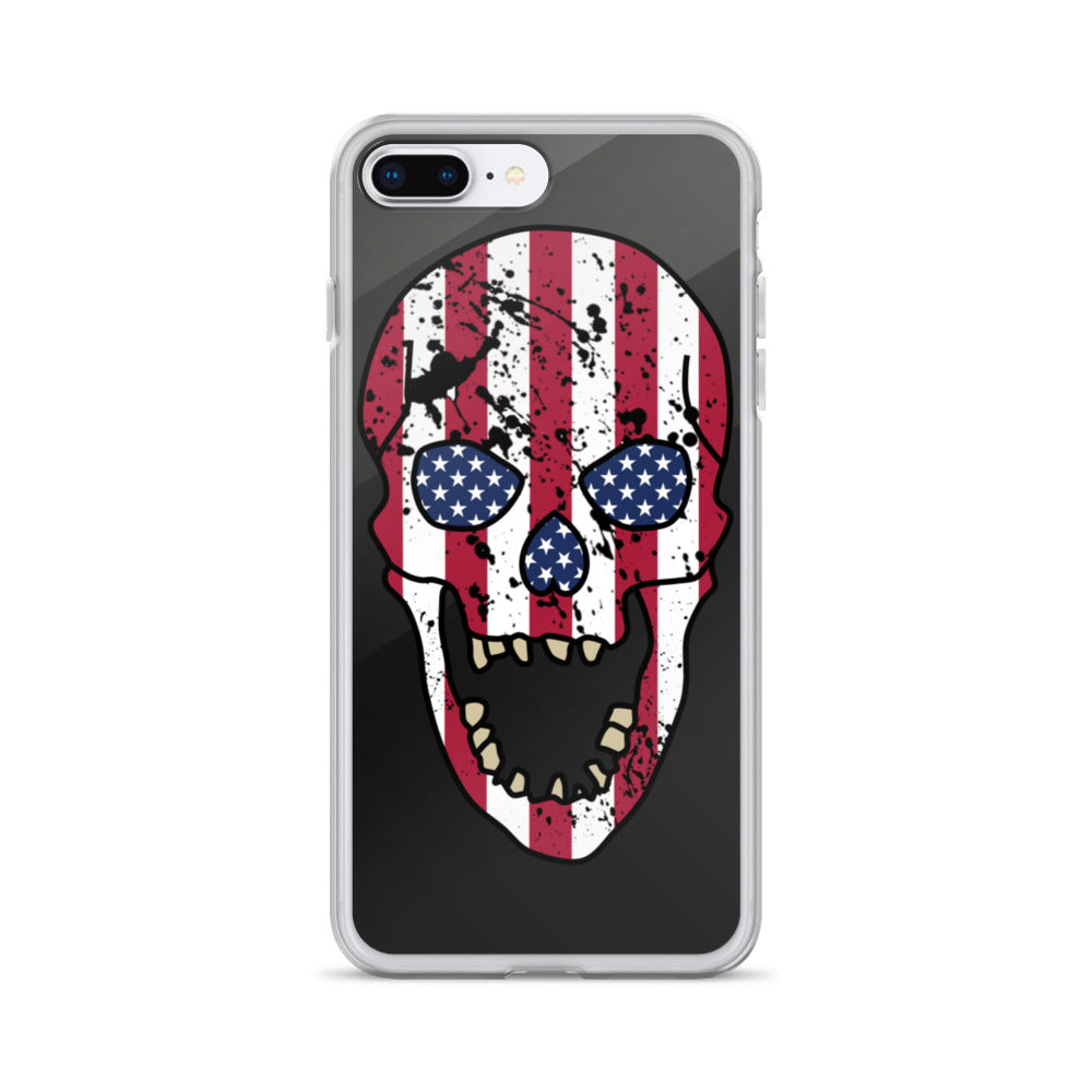 USA Skull iPhone 7 Plus and 8 Plus Case