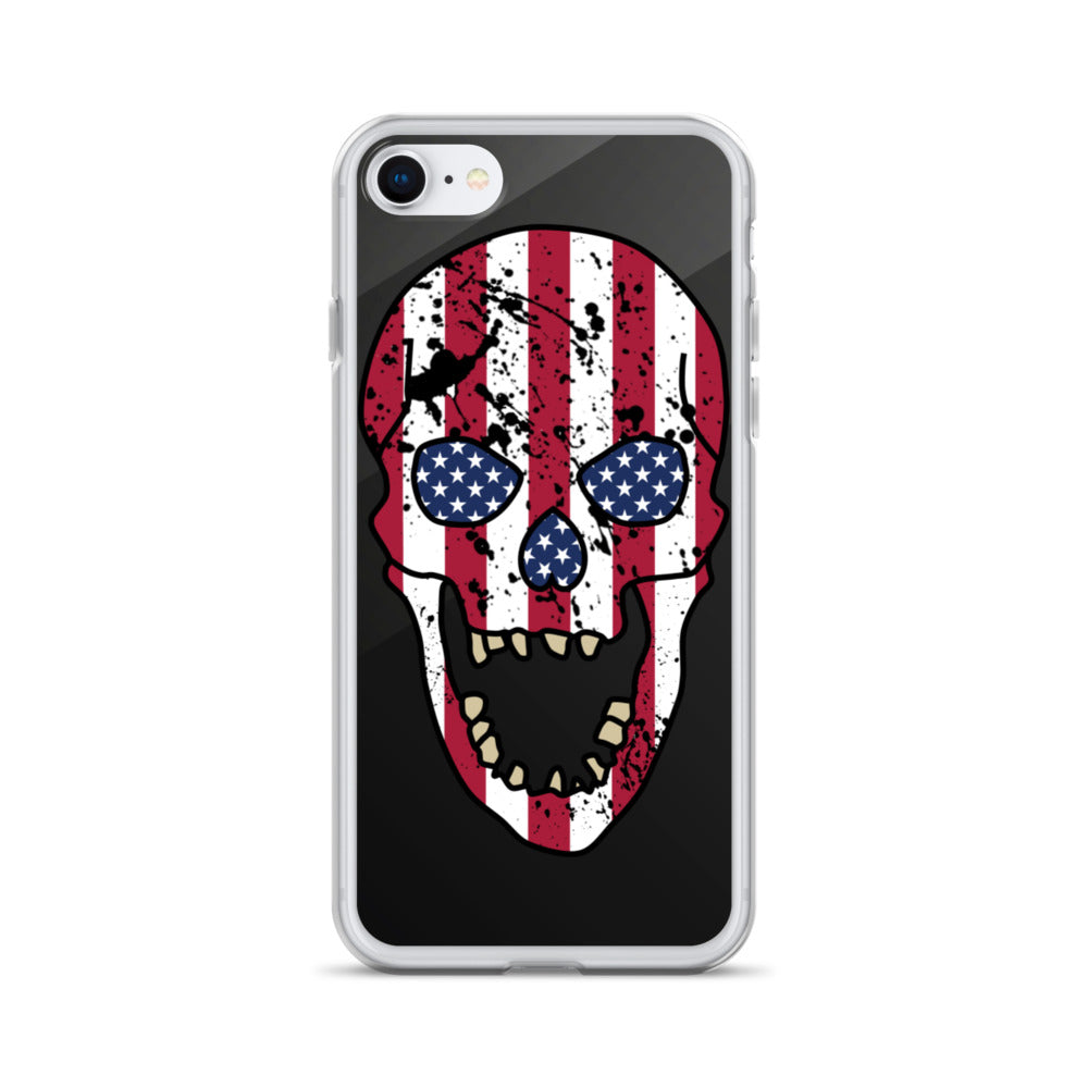 USA Skull iPhone SE Case