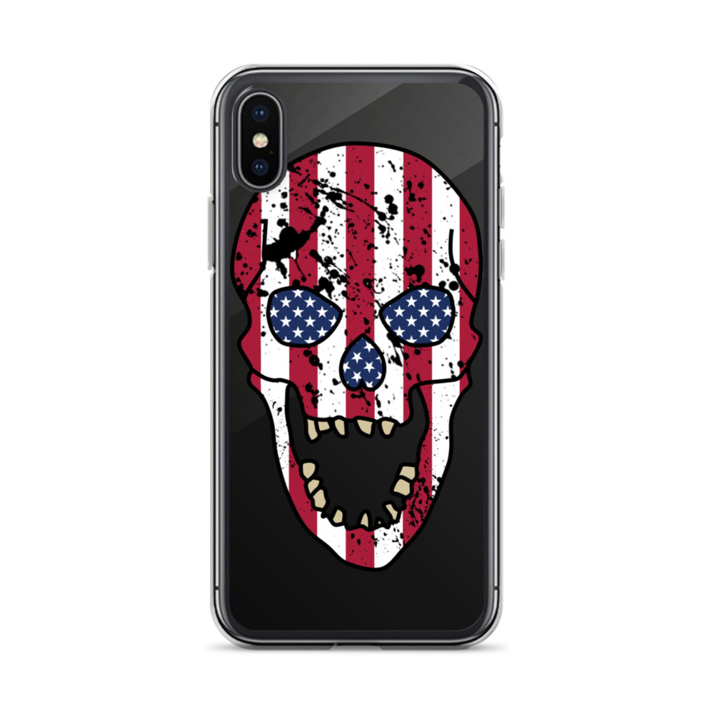 USA Skull iPhone X and XS Case