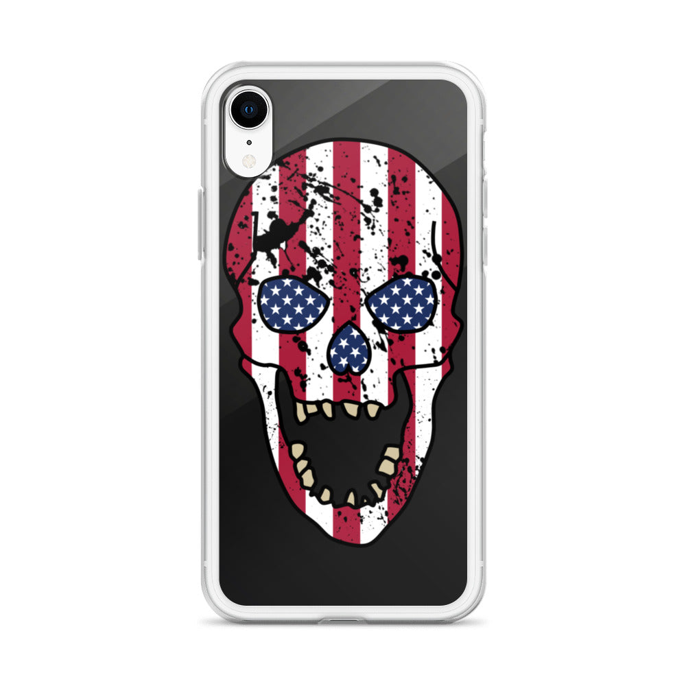 USA Skull iPhone XR Case
