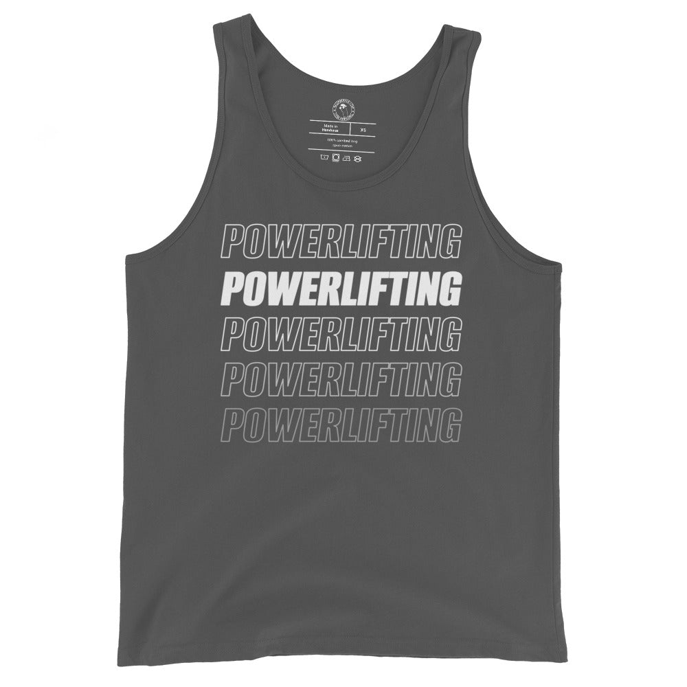 Men's Powerlifting Tank Top in Asphalt