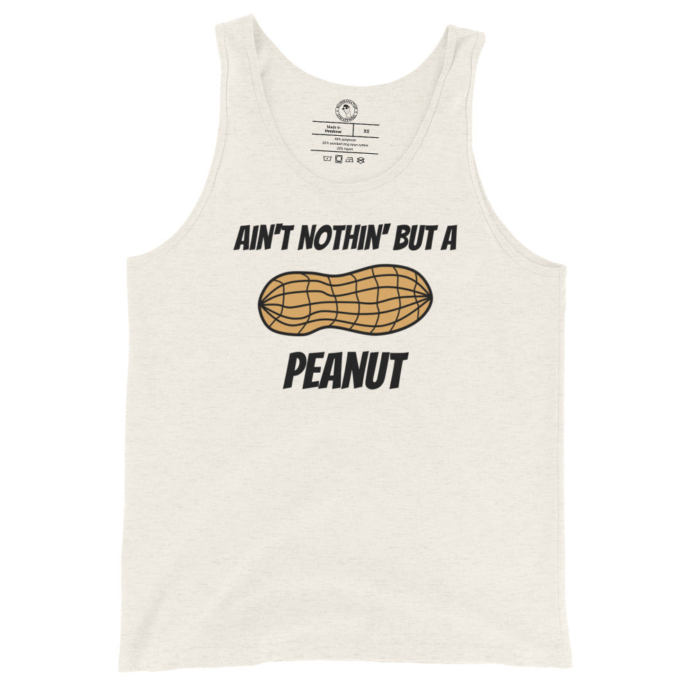 Ain't Nothin' but a Peanut Tank Top in Oatmeal Triblend