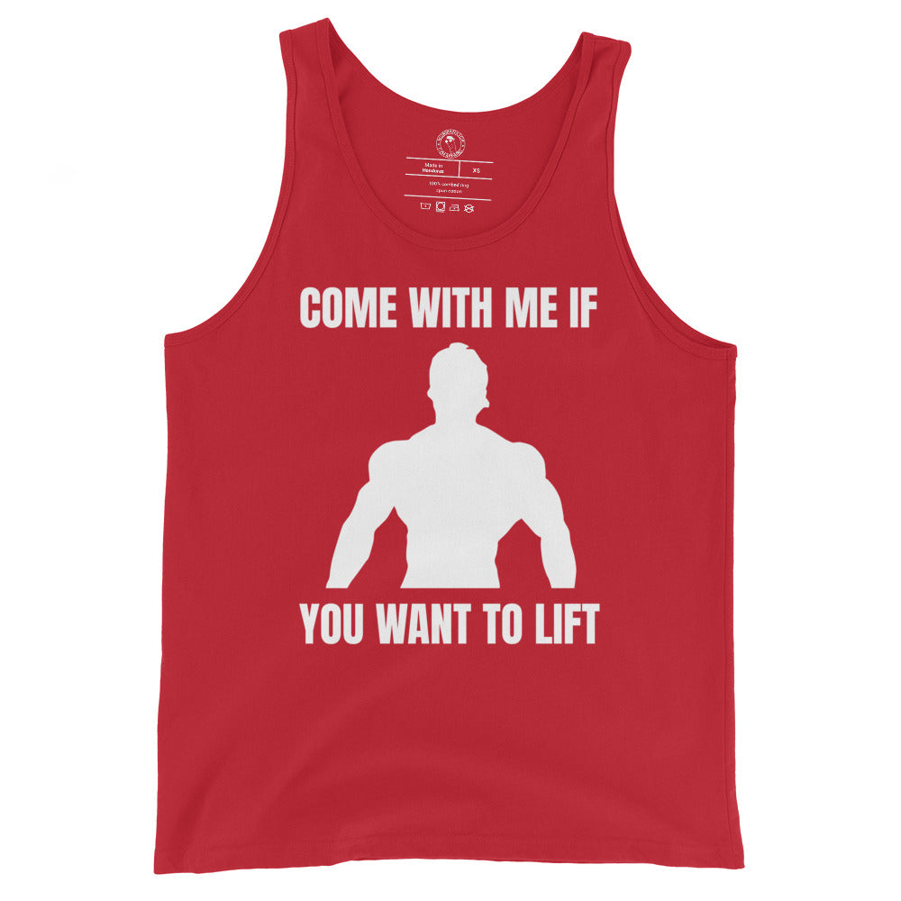 Come with Me if You Want to Lift Tank Top in Red