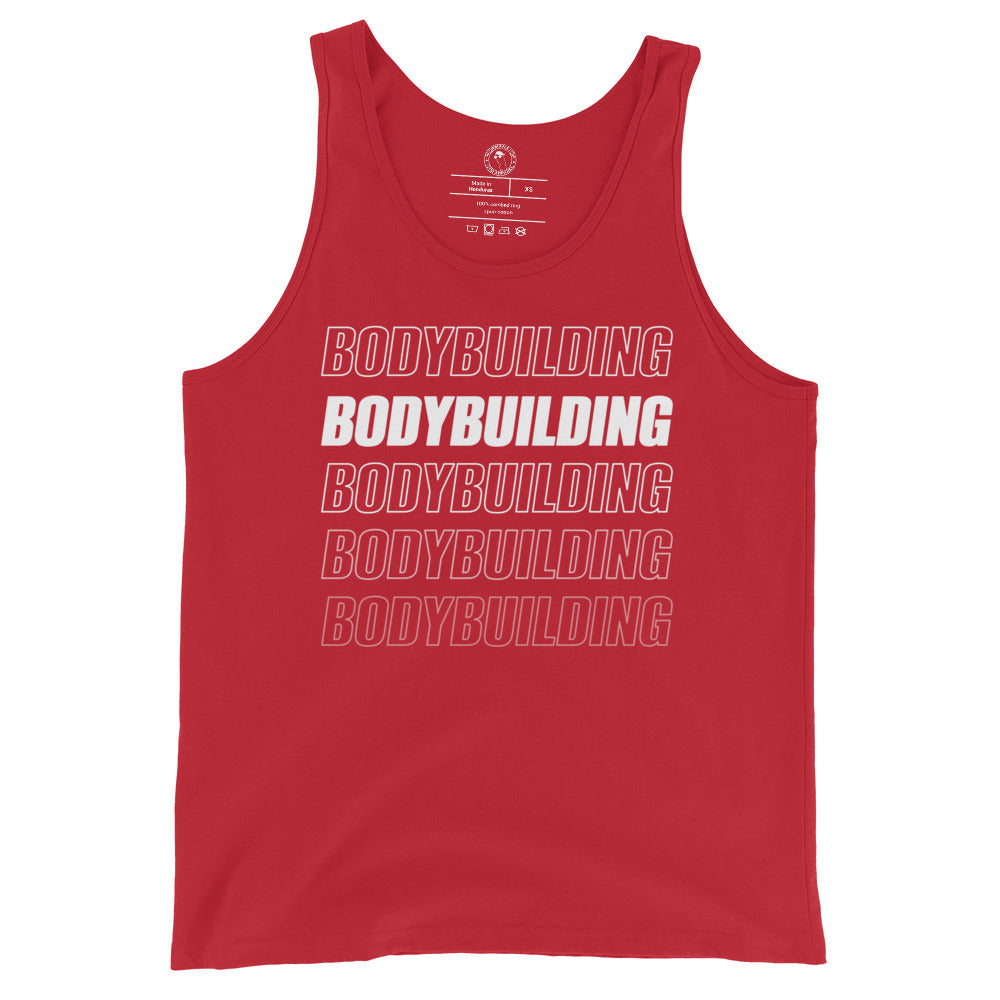 Men's Bodybuilding Tank Top in Red