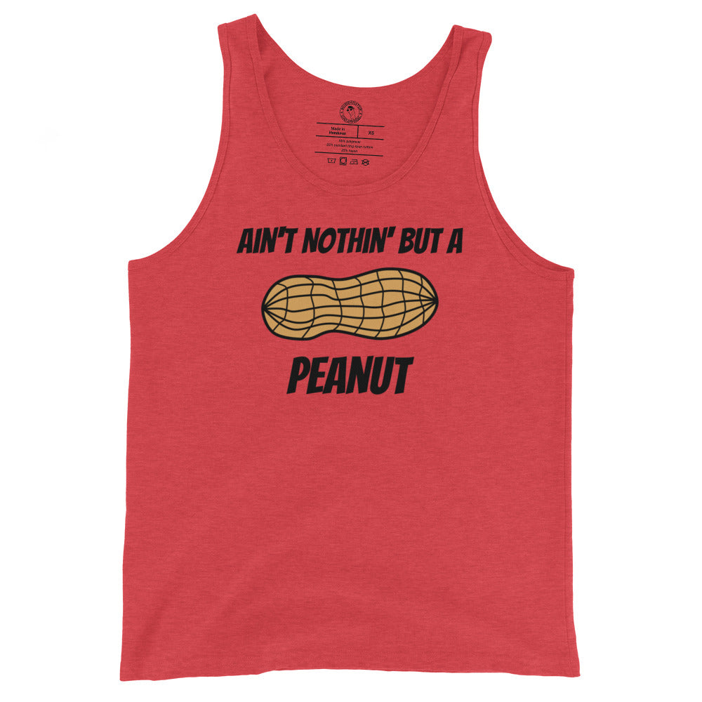 Ain't Nothin' but a Peanut Tank Top in Red Triblend