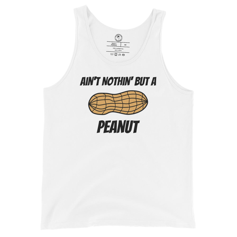 Ain't Nothin' but a Peanut Tank Top in White