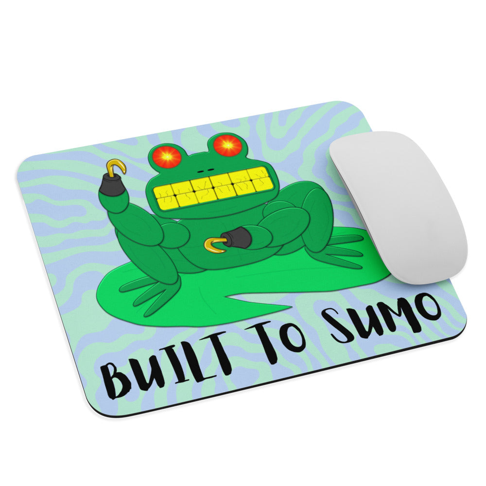 Hook Grip Sumo Deadlift Frog Mouse Pad with Mouse