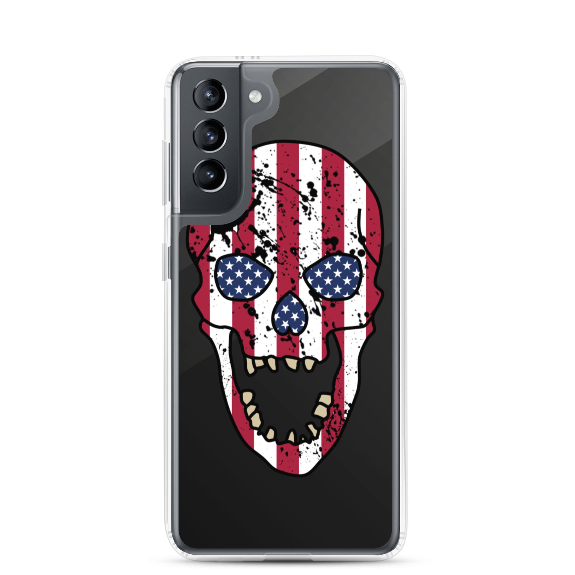 USA Skull Samsung Case - Galaxy S21