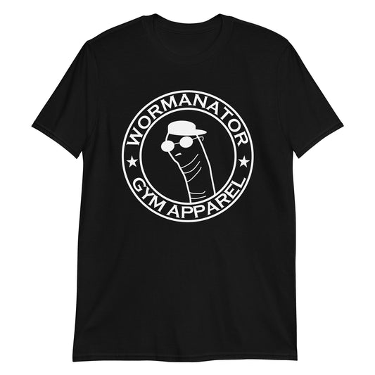 Wormanator Gym Apparel "Worm Logo" Shirt in Black