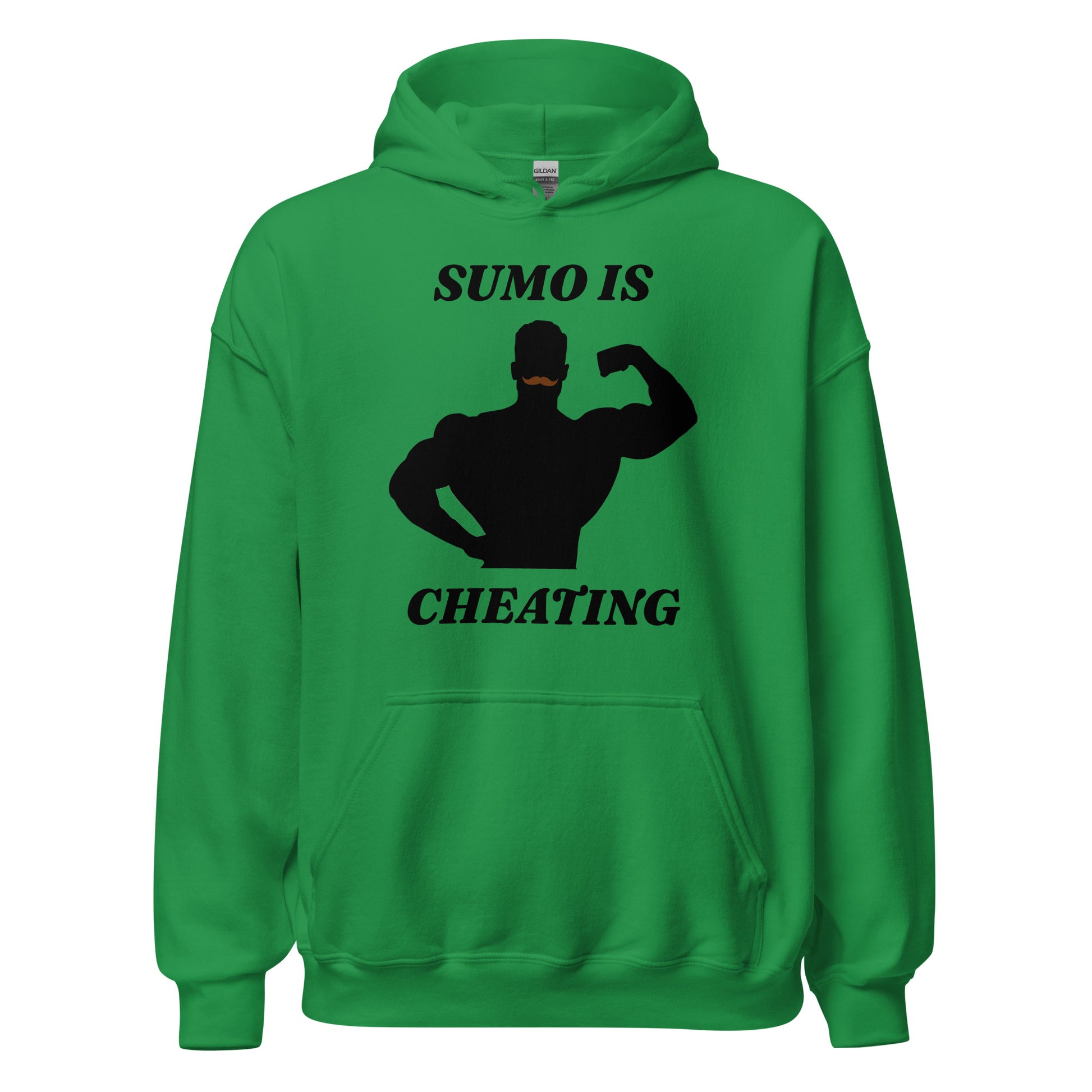 CBum Sumo is Cheating Hoodie in Irish Green