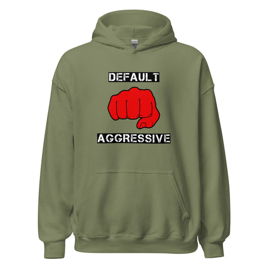 Default Aggressive Hoodie in Military Green