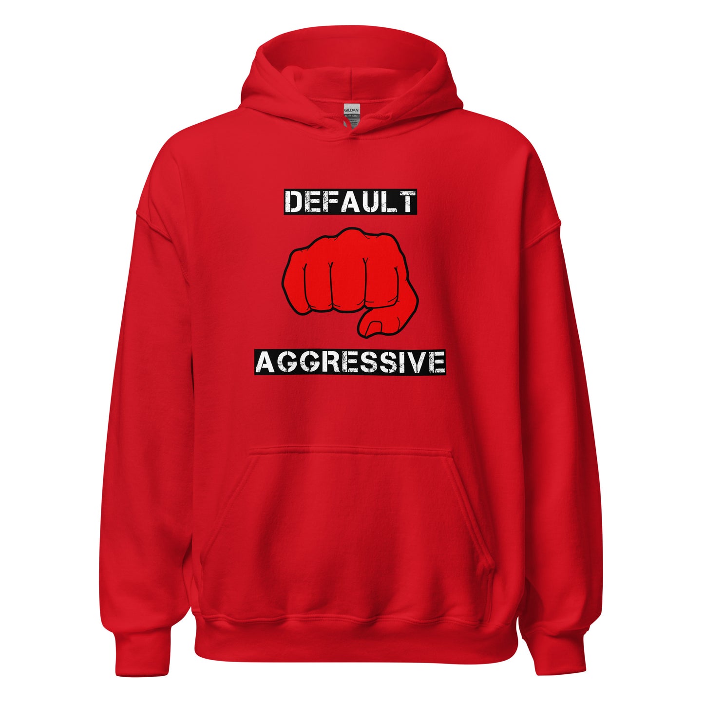 Default Aggressive Hoodie in Red