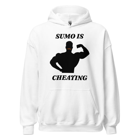 CBum Sumo is Cheating Hoodie in White