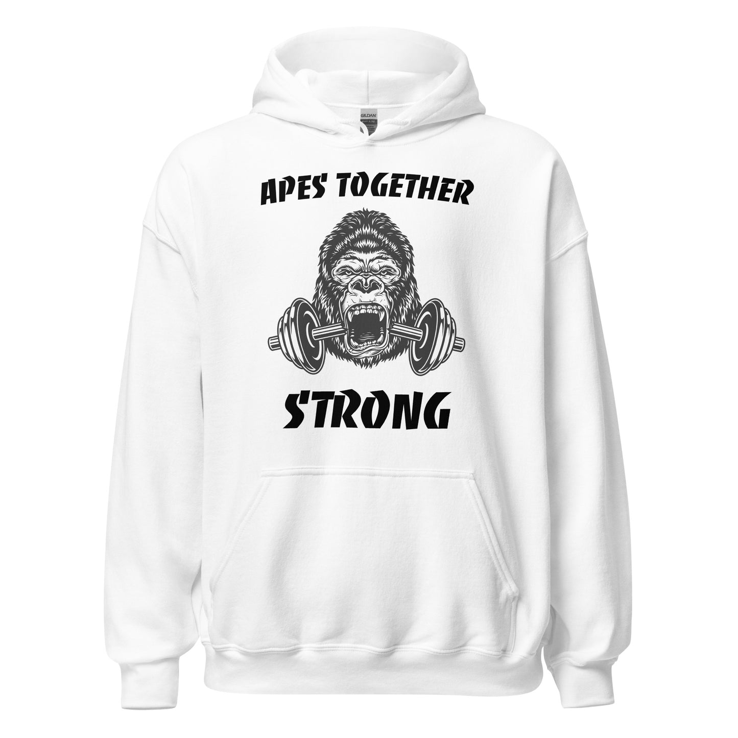 Apes Together Strong Hoodie in White
